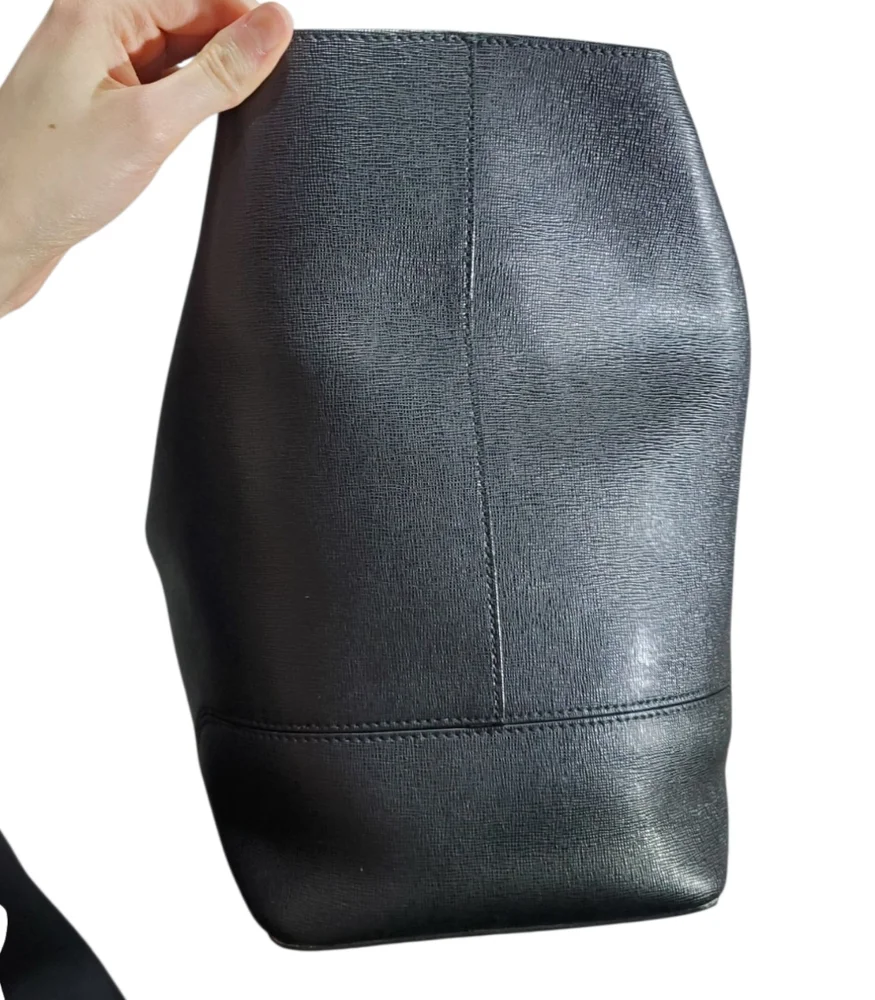Furla Black Leather Tote